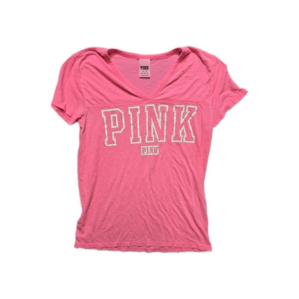 Pink Victoria's Secret T-shirt XS Pink Logo